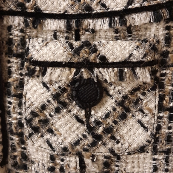 🥳HP🥳 Anthropologie Elevenses Tweed Jacket - Picture 9 of 15